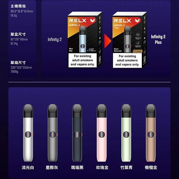 Relx電子煙悅刻6代主機煙桿 （ 通用